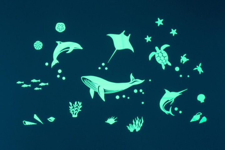 Sea Animals Glow-in-the-Dark Stickers