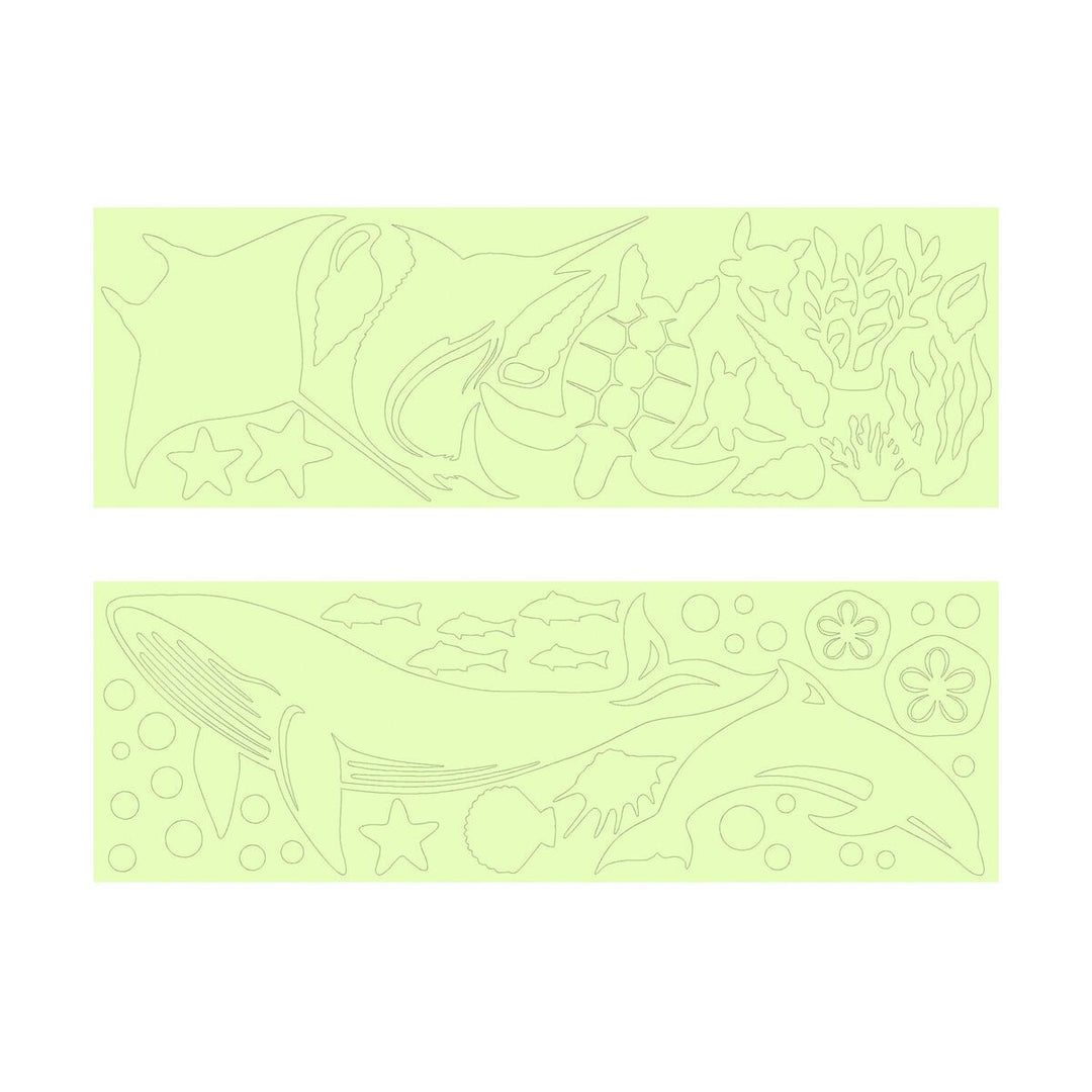 Sea Animals Glow-in-the-Dark Stickers