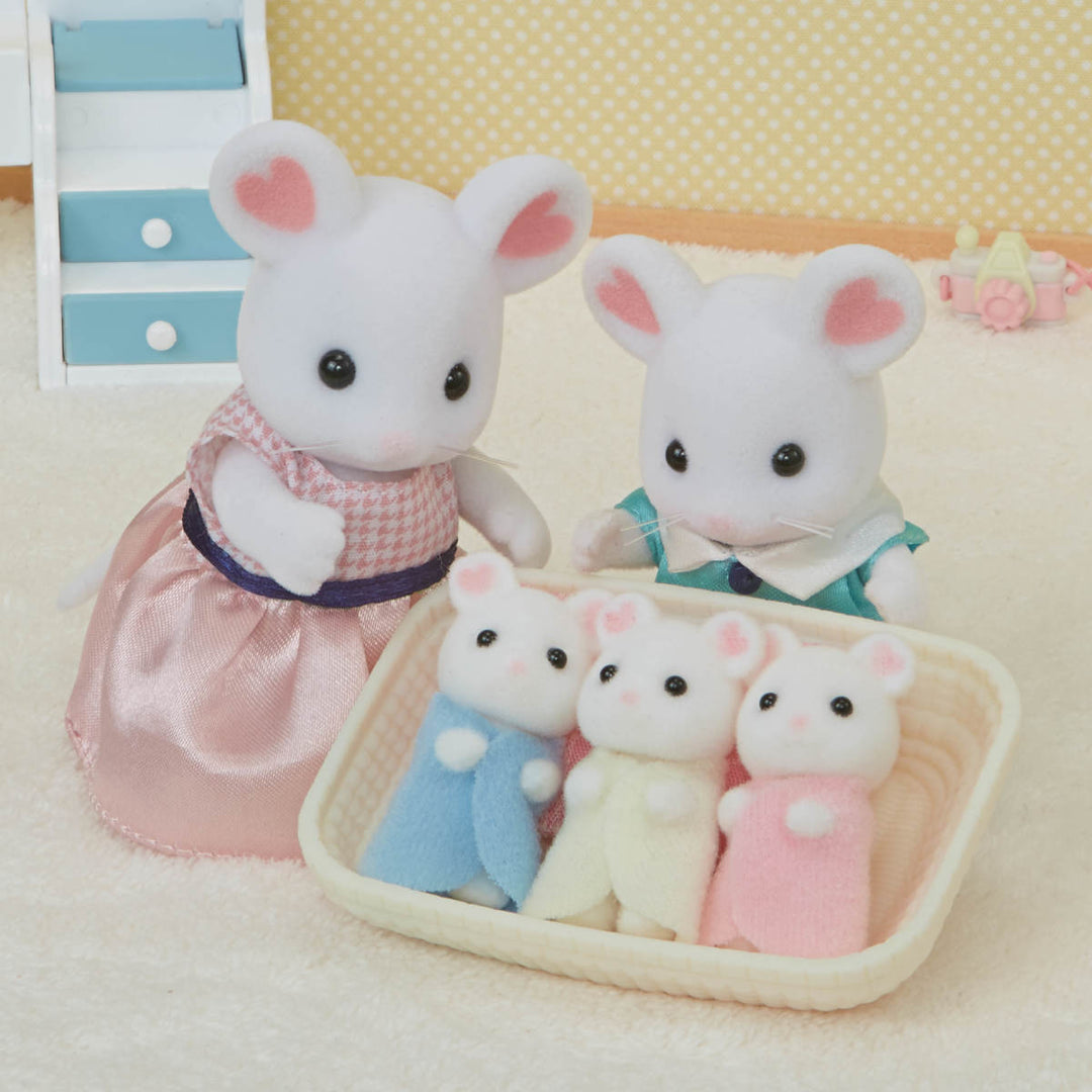 Marshmallow Mouse Triplets Baby Animal