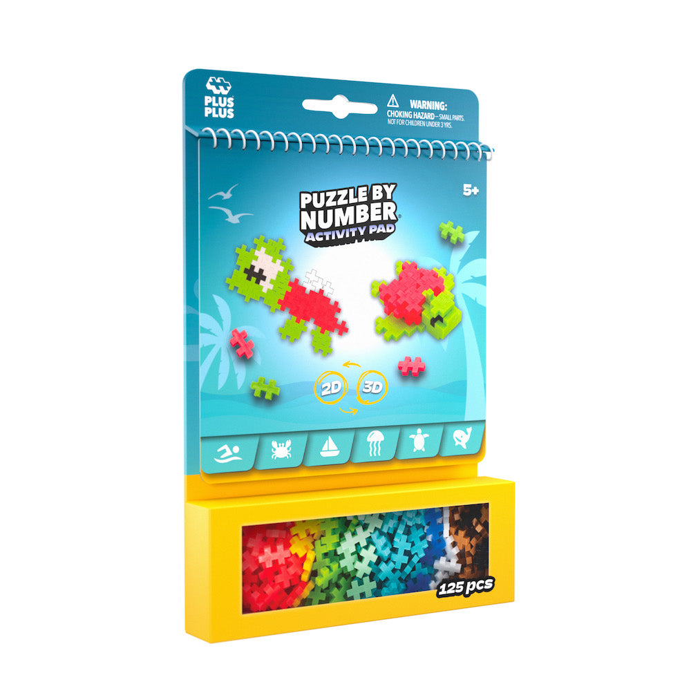 Ocean Puzzle By Number Activity Pad