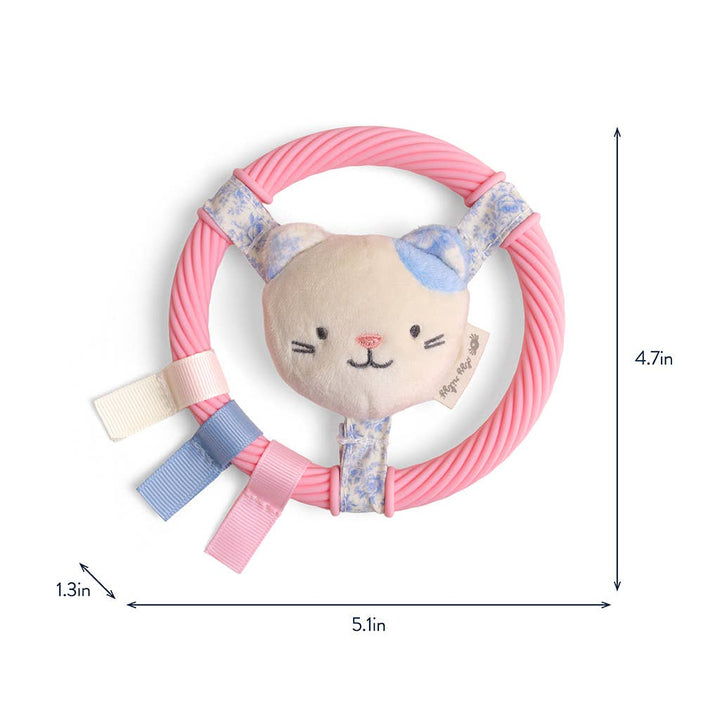 Teething Ring: Pink Kitty