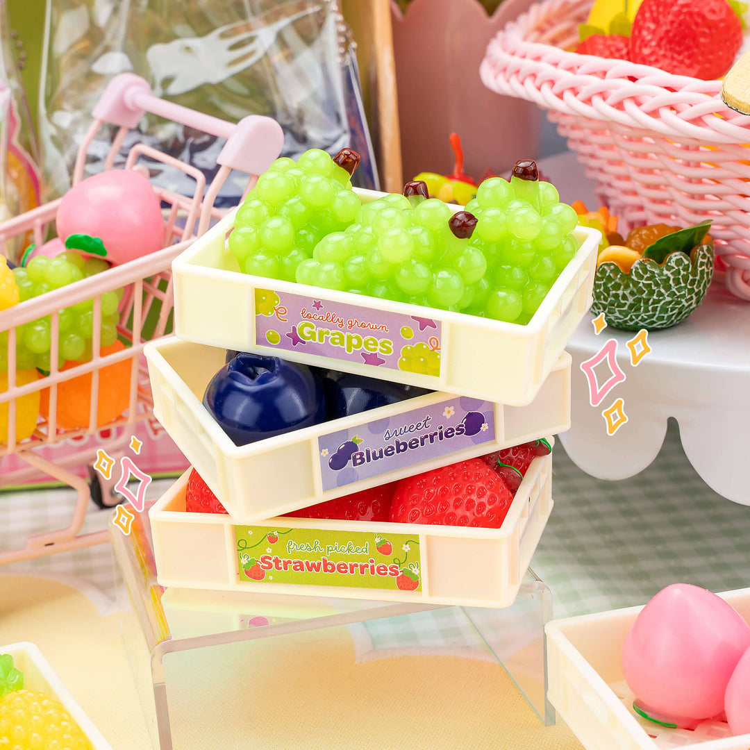 Mini Fruit Mart Peach Taba Sensory Toy