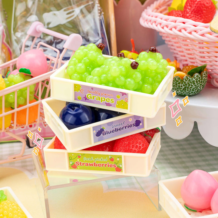 Mini Fruit Mart Peach Taba Sensory Toy