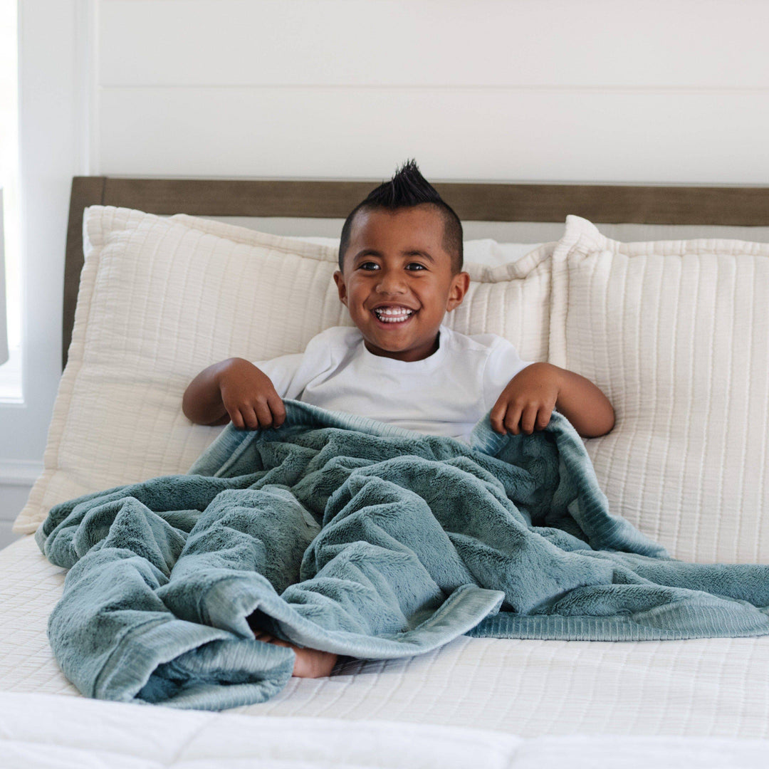 LUSH TODDLER BLANKETS: Chambray