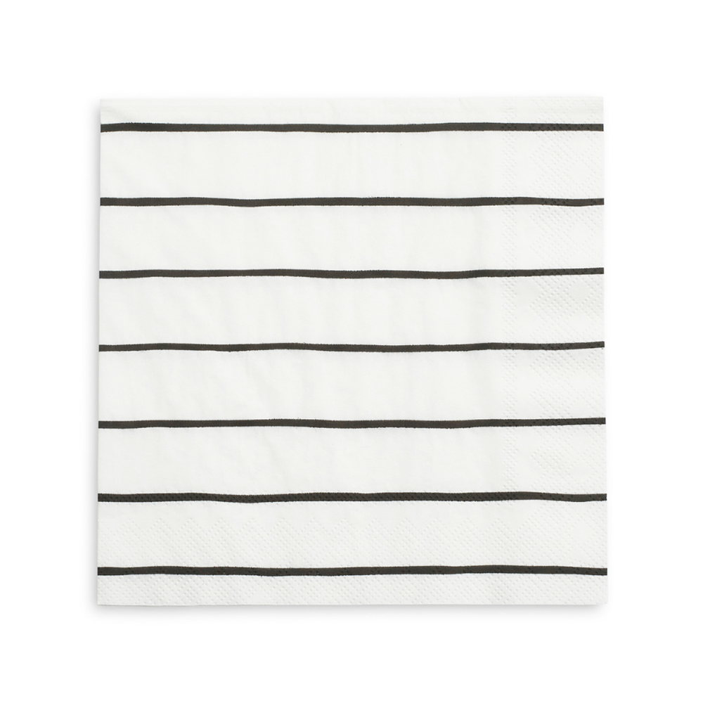 Striped Petite Napkins - 16 Pk Lilac Purple