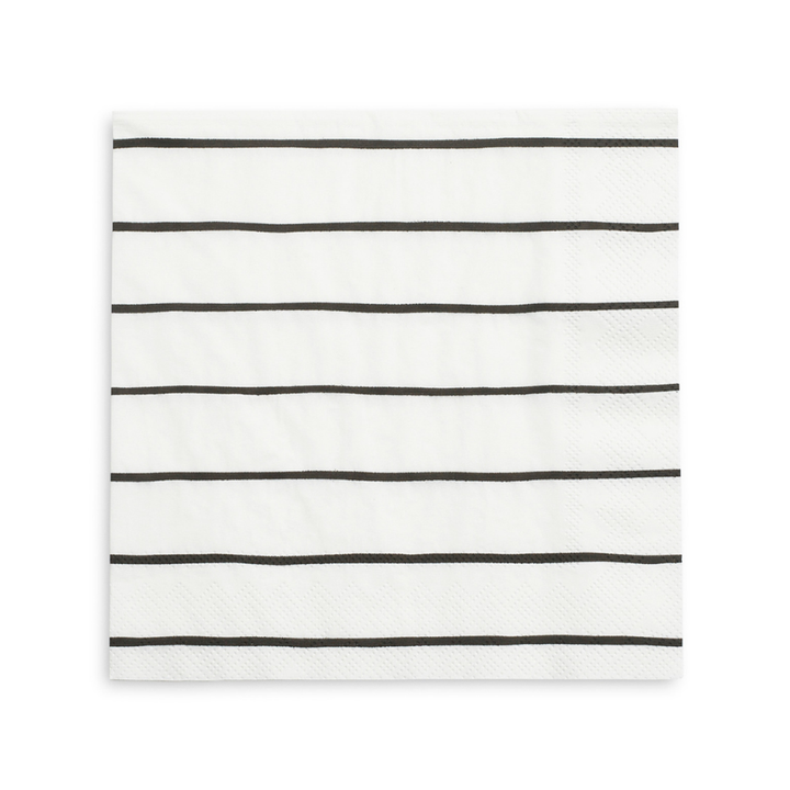 Striped Petite Napkins - 16 Pk. Mint