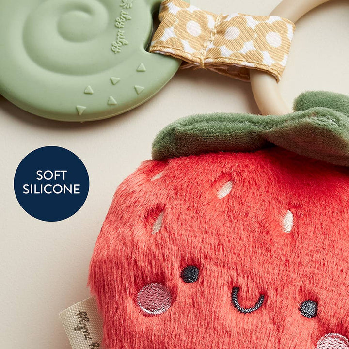 Plush + Teether: Strawberry