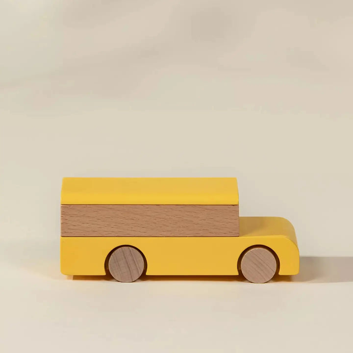 School Bus Wooden Vehicle
