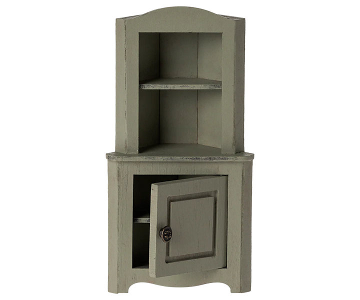 Mouse Corner Cabinet - Light Green