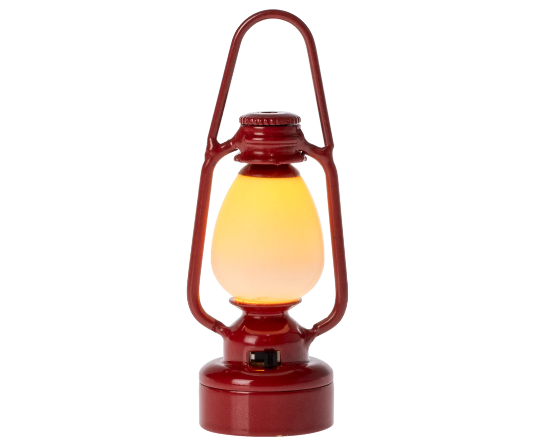 Vintage Lantern, Mouse - Red