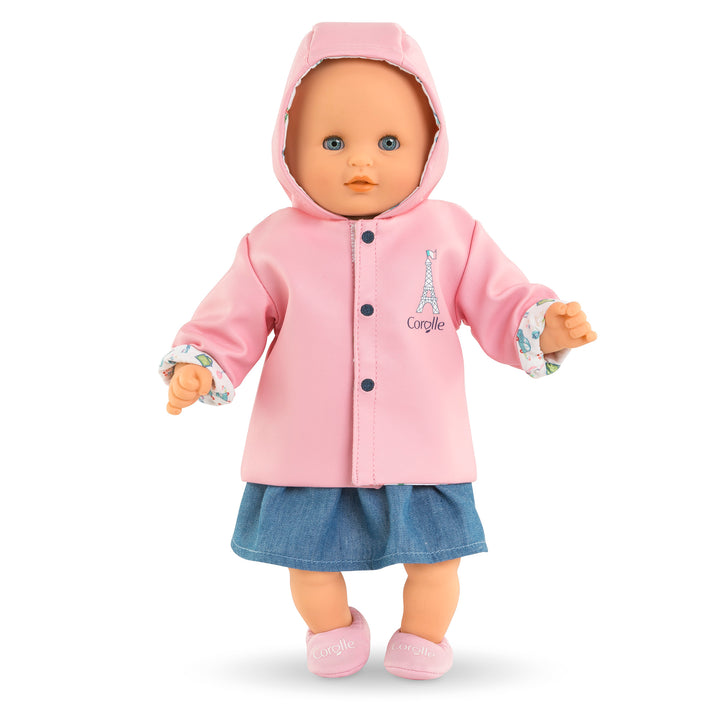 12" Doll Reversible Rain Coat