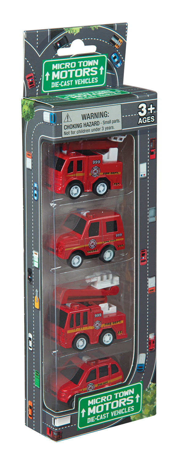4- Pack 2" Die Cast Fire
