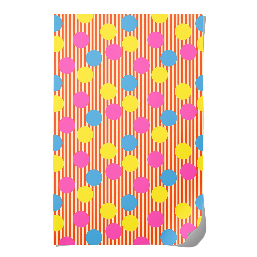 Polka Dots wrapping paper: Single