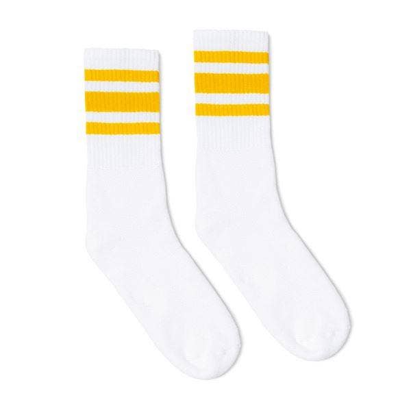 Adult L/XL Gold Striped Socks