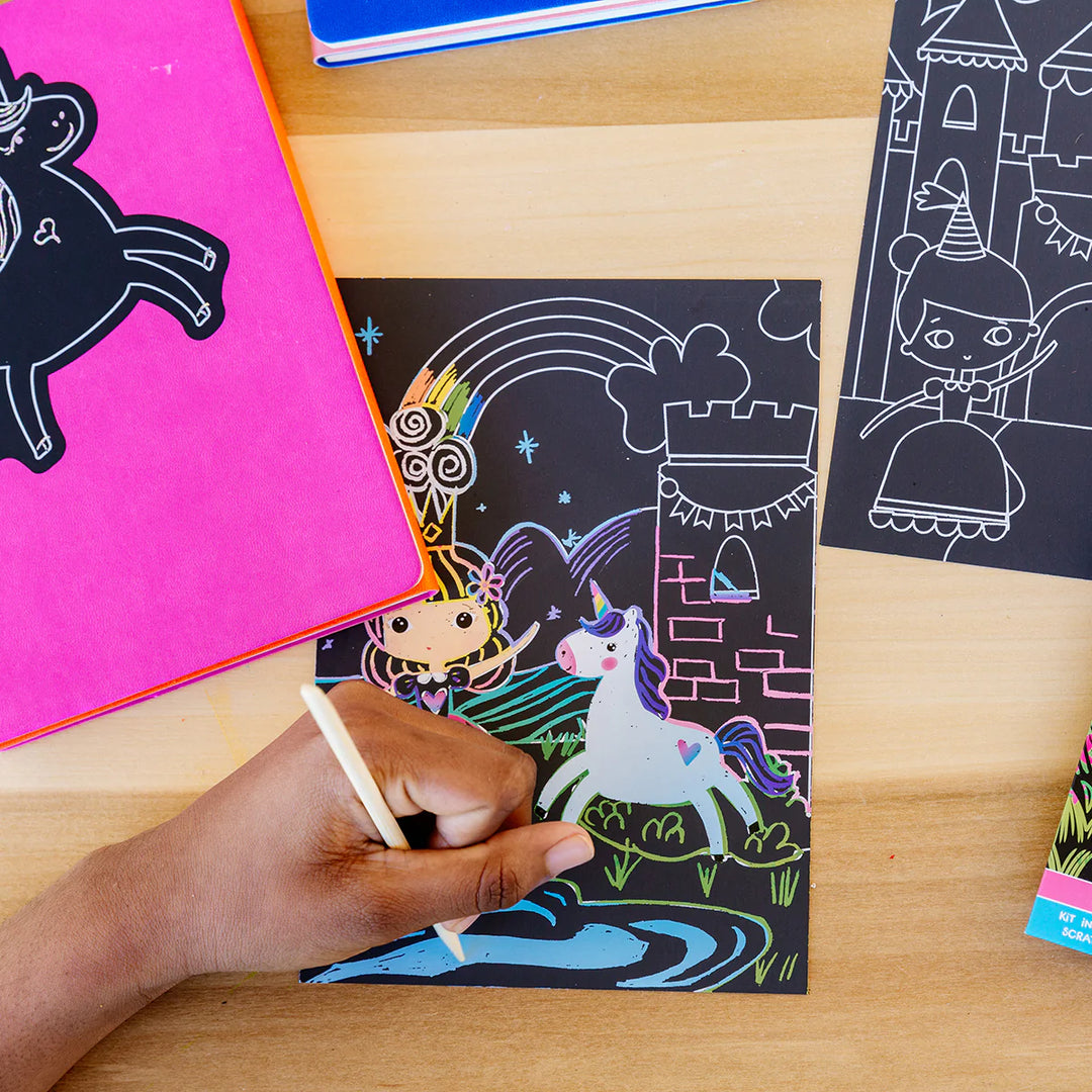 Princess Scratch Art
