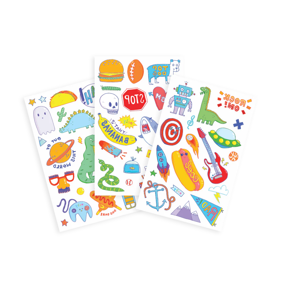Temporary Tattoos - Awesome Doodles