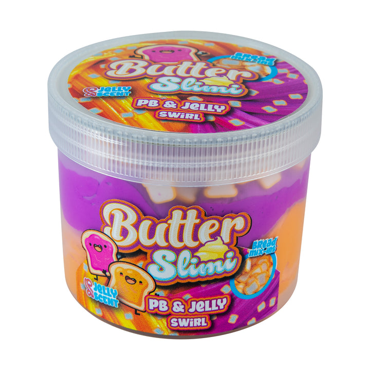 PB & Jelly Swirl Slime