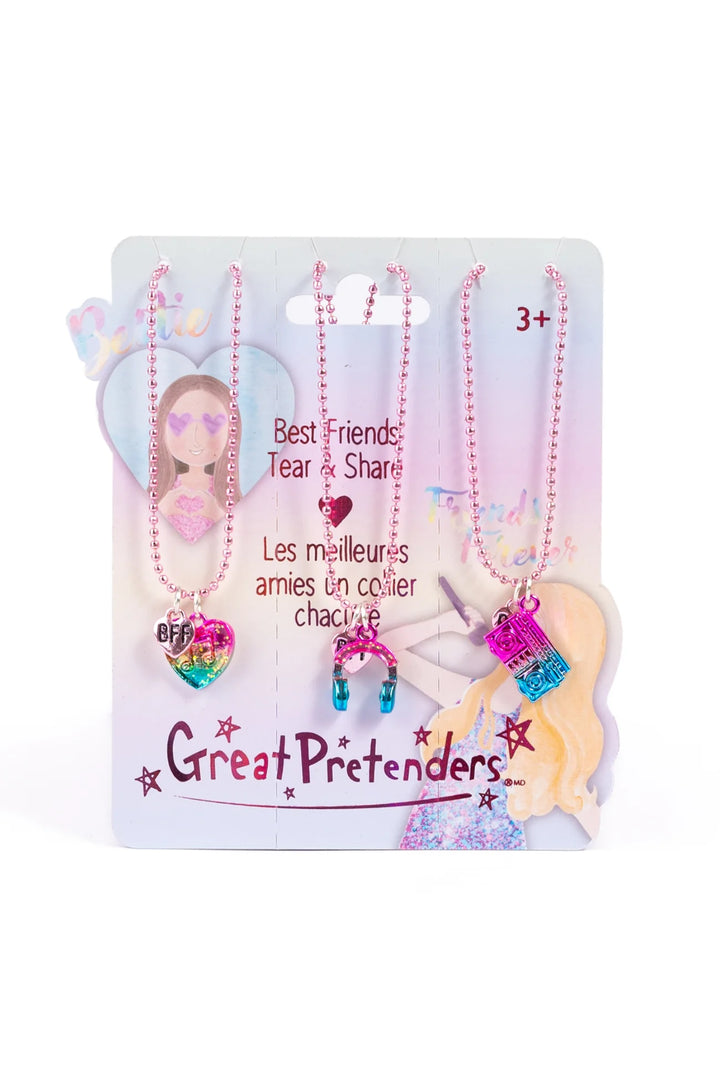 Bestie Squad Tear & Share Necklaces, 3pc