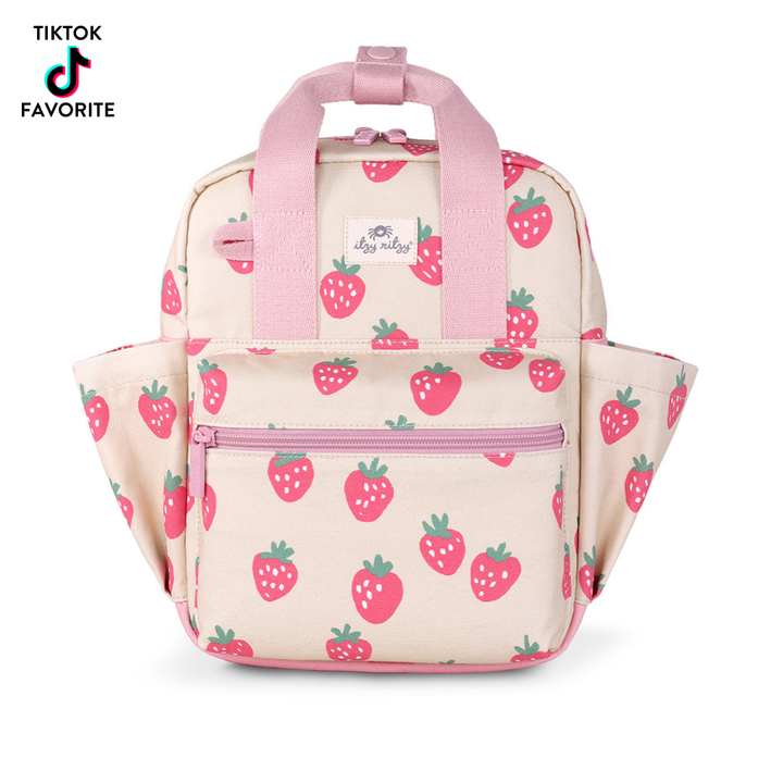 Toddler Backpack: Strawberries