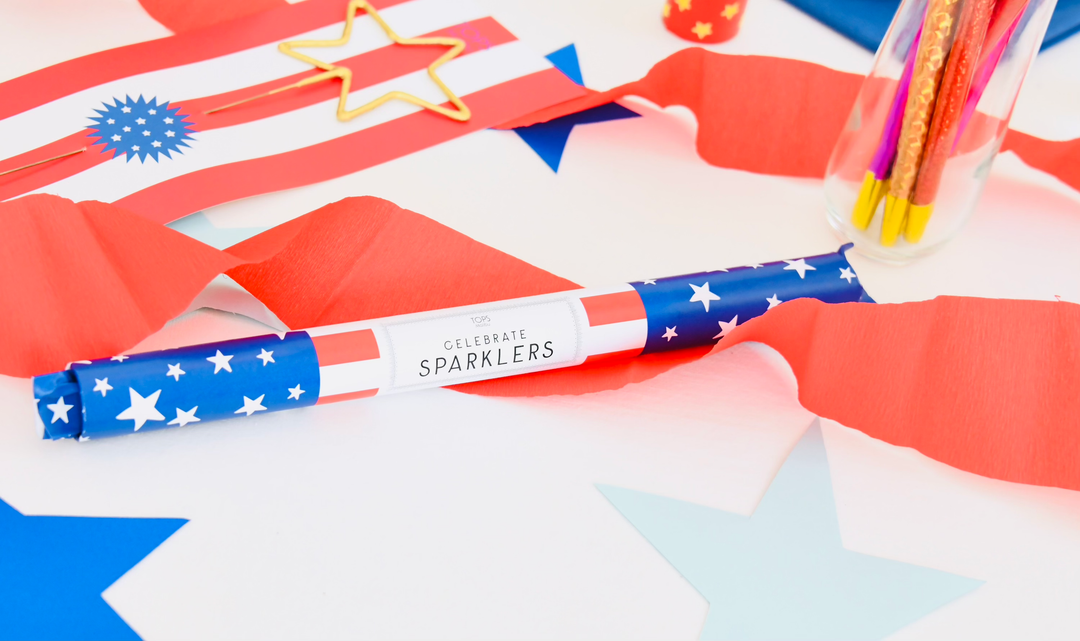 Deluxe 12" Sparklers - 4th of July - Tube of 6