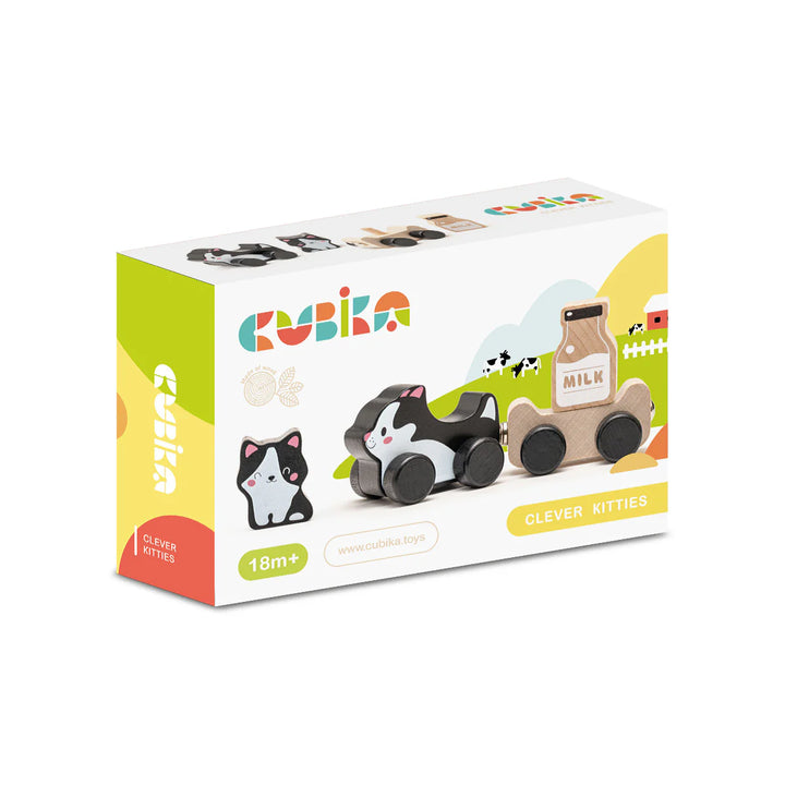 Wooden Clever Kitties Toy