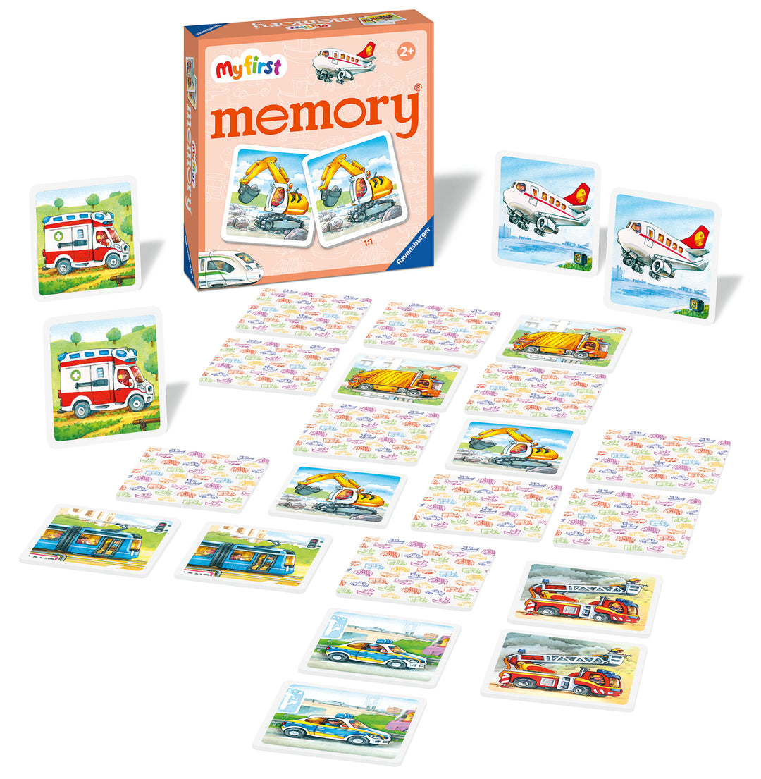 My First Vehicles Memory Game