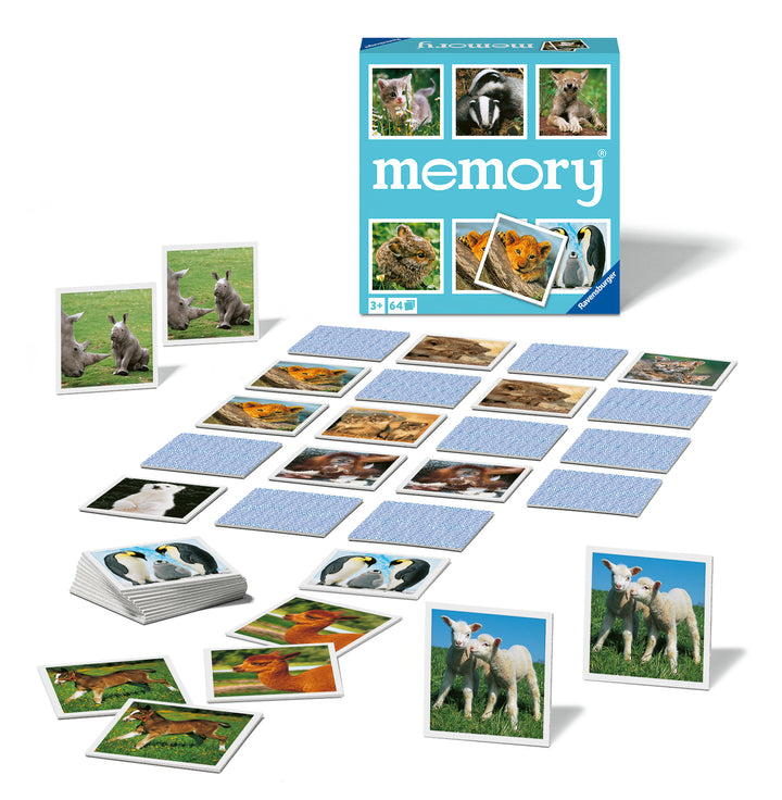 Animal Babies Memory Game