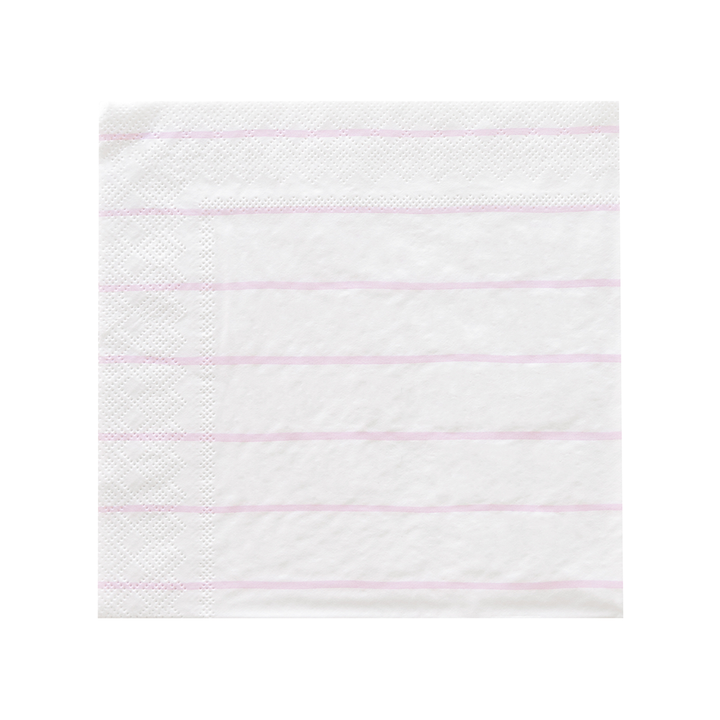 Striped Petite Napkins - 16 Pk Lilac Purple