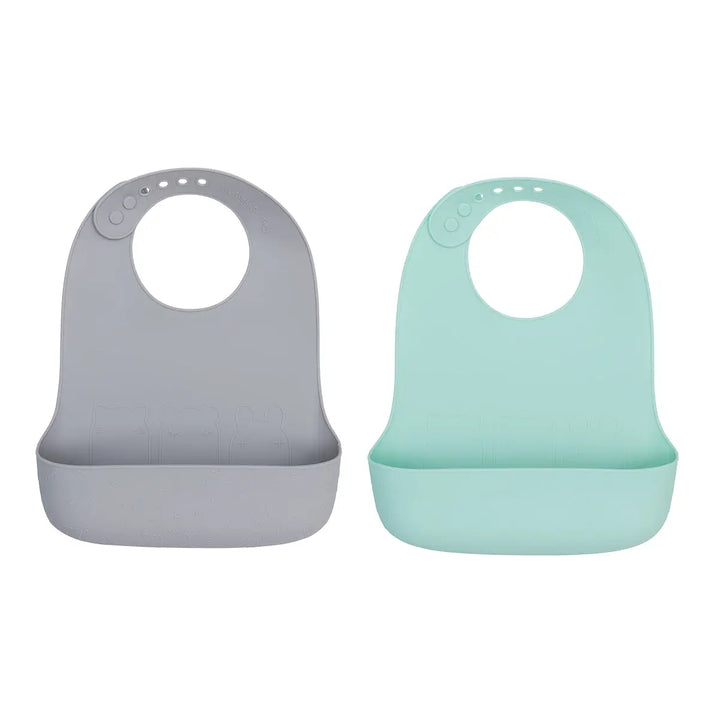 Silicone Pocket Bib Assorted