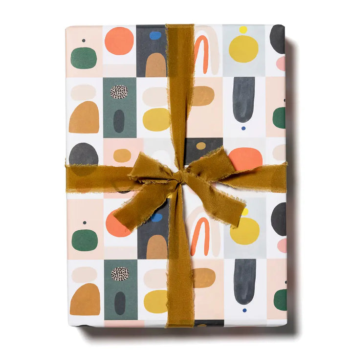Color Block Wrapping Roll of Sheets