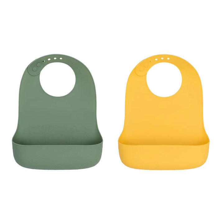 Silicone Pocket Bib Assorted