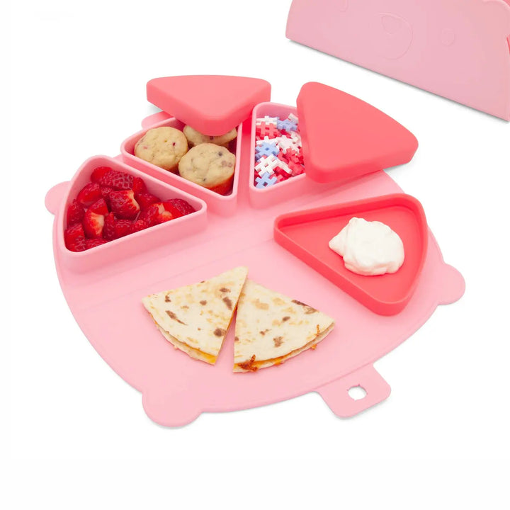 Pink On the Go Snack Activity Mat Cotton Candy