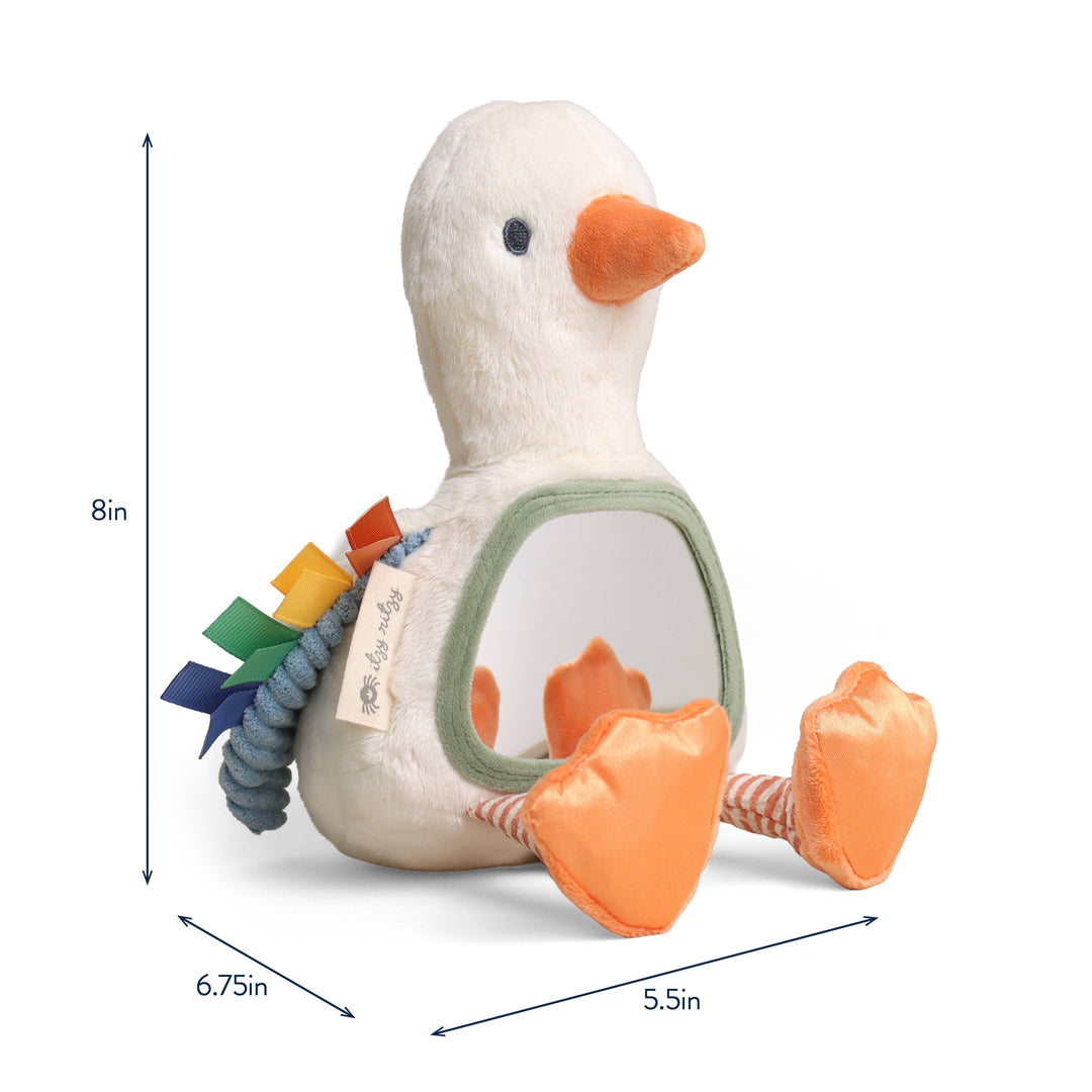 Sensory Tummy Time Mirror - Goose