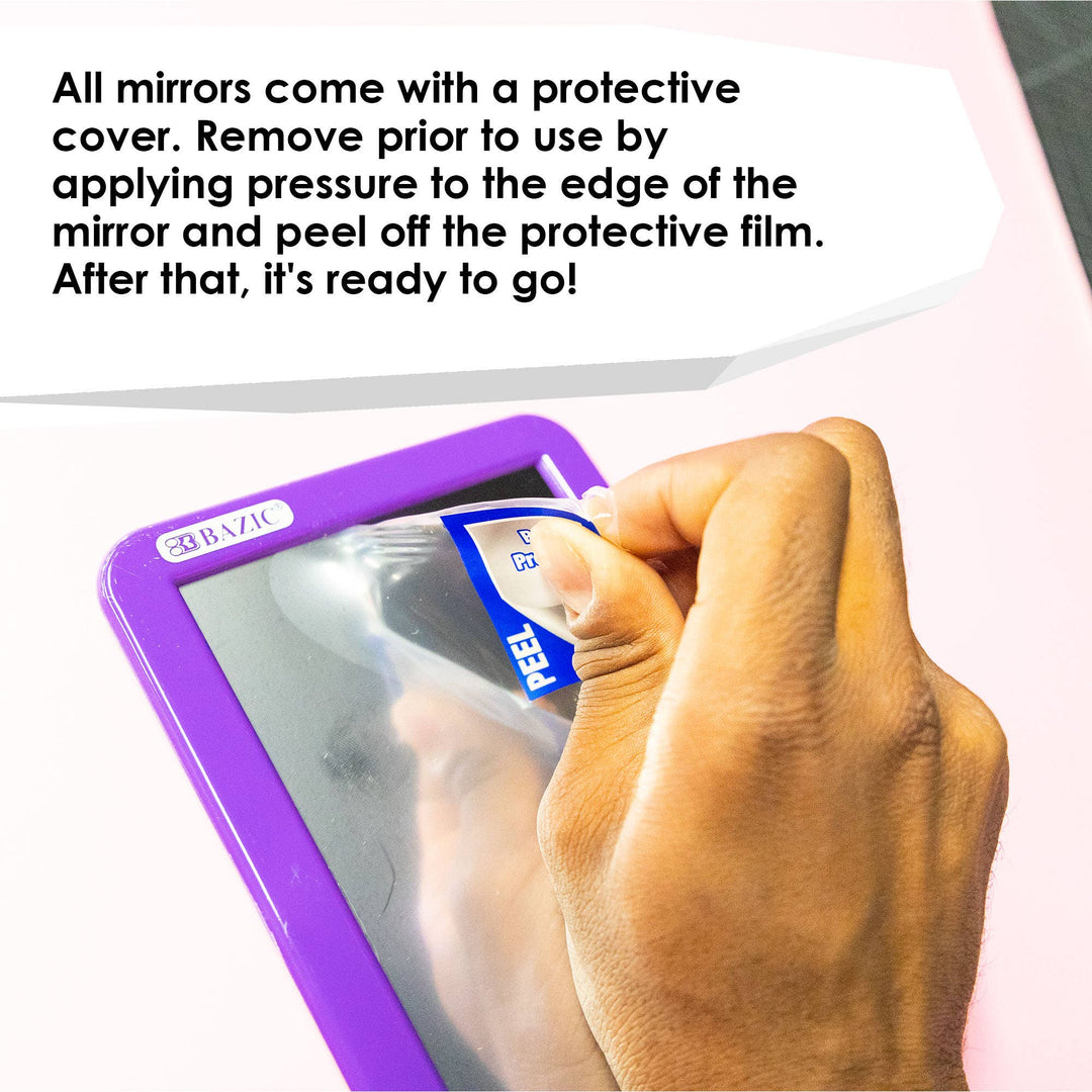 Magnetic Locker Mirror, Shatter-Resistant