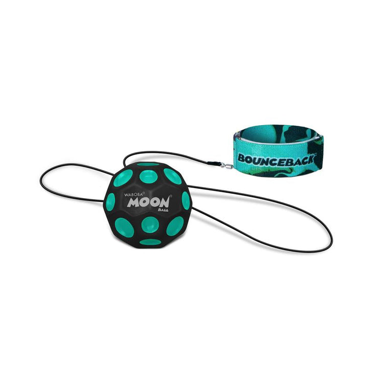 Bounceback Moon Ball on a Leash