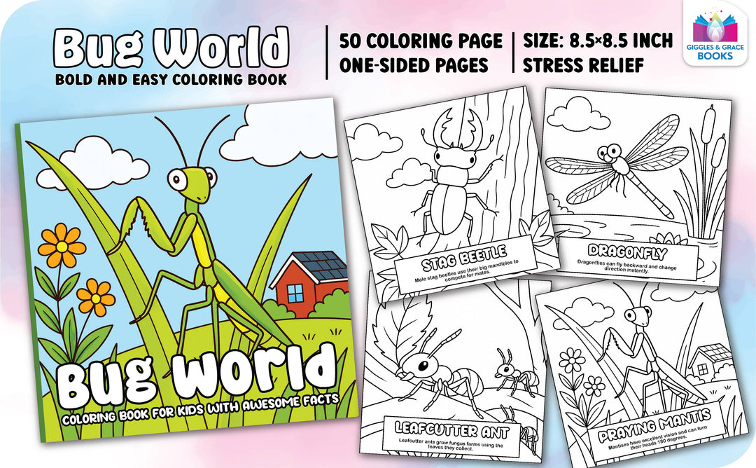 Bug World Coloring Book