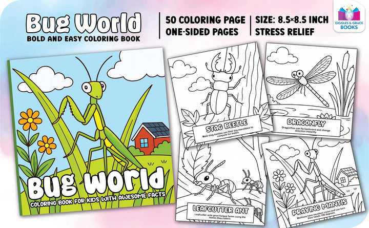 Bug World Coloring Book