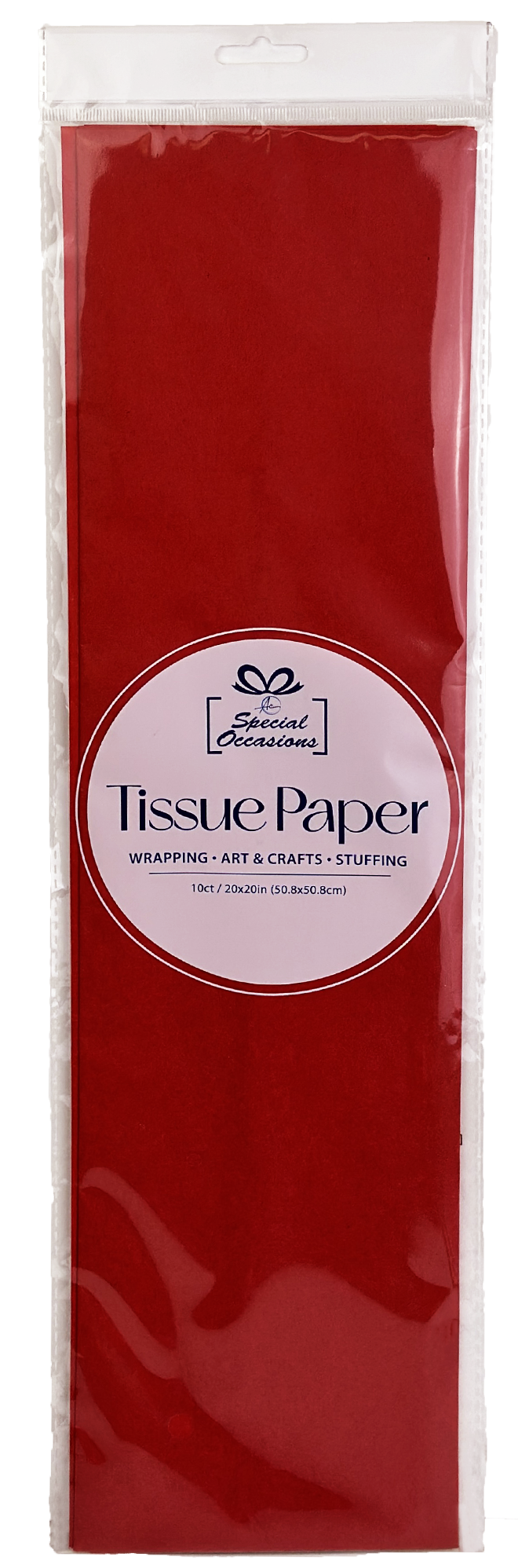 Party Tissue Paper Red, 10 Sheets Gift Wrapping Paper: Red