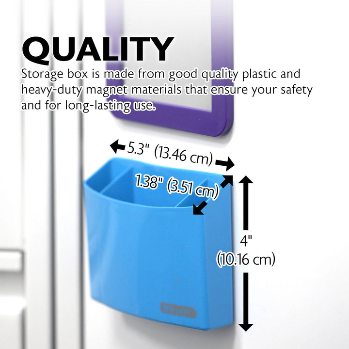 Magnetic Locker Storage Box, 3 Compartments