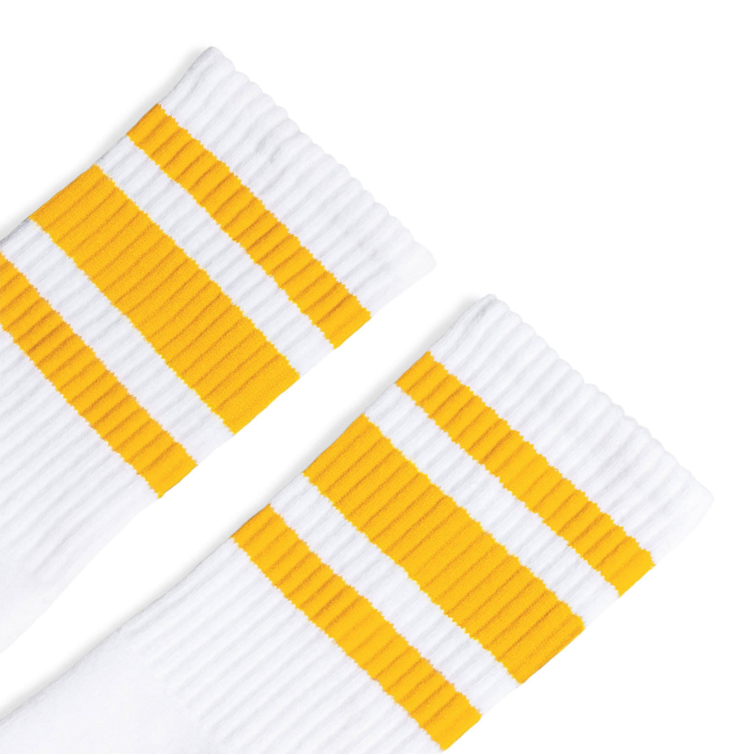 Adult S/M Gold Striped Socks