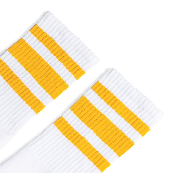 Adult S/M Gold Striped Socks