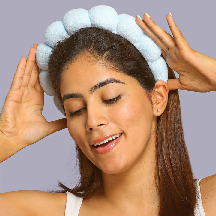 Bubble Skincare Headband: Pink