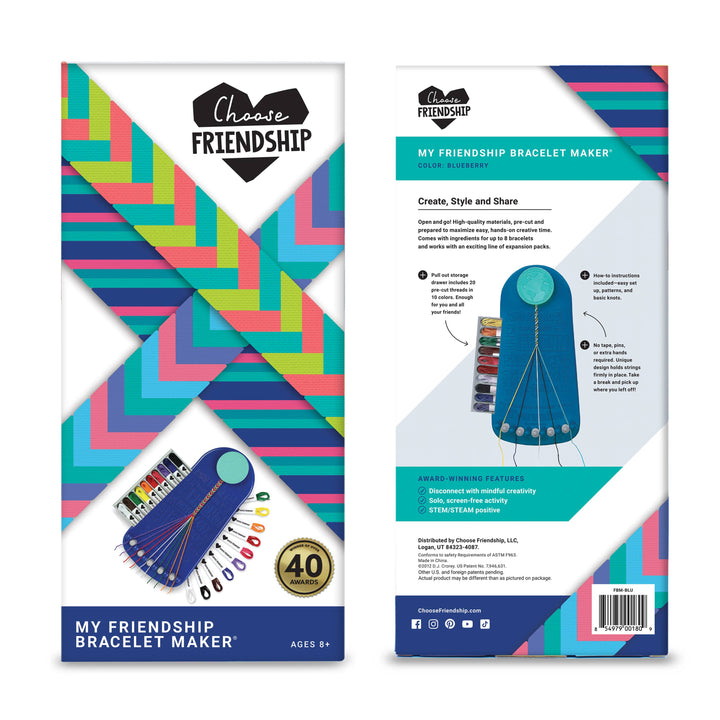 My Friendship Bracelet Maker DIY Craft Kit Blue