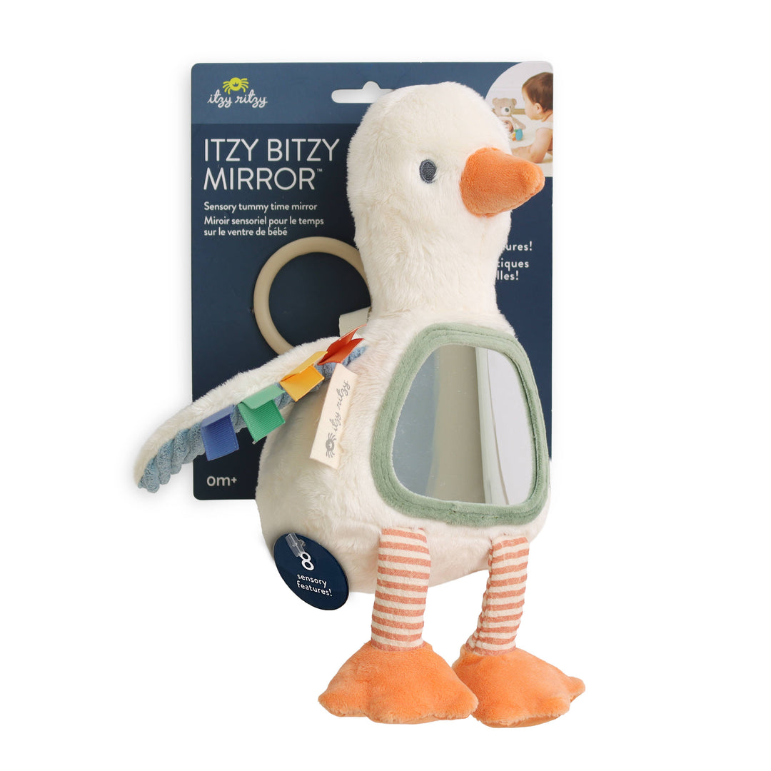 Sensory Tummy Time Mirror - Goose