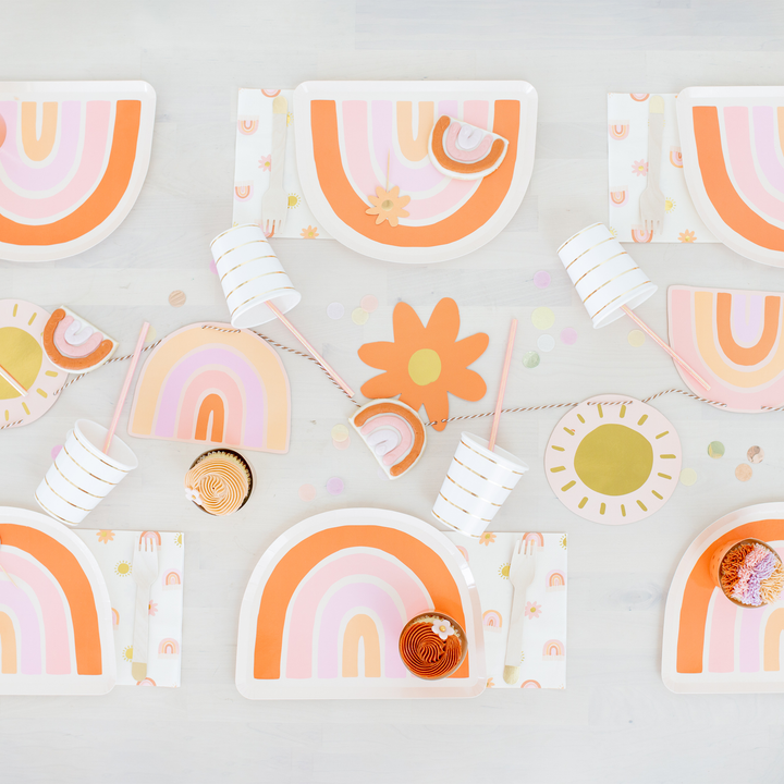 Boho Rainbow Temporary Tattoos