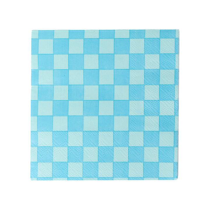 Check Cocktail Napkins - 20 Pk Peaches N' Cream