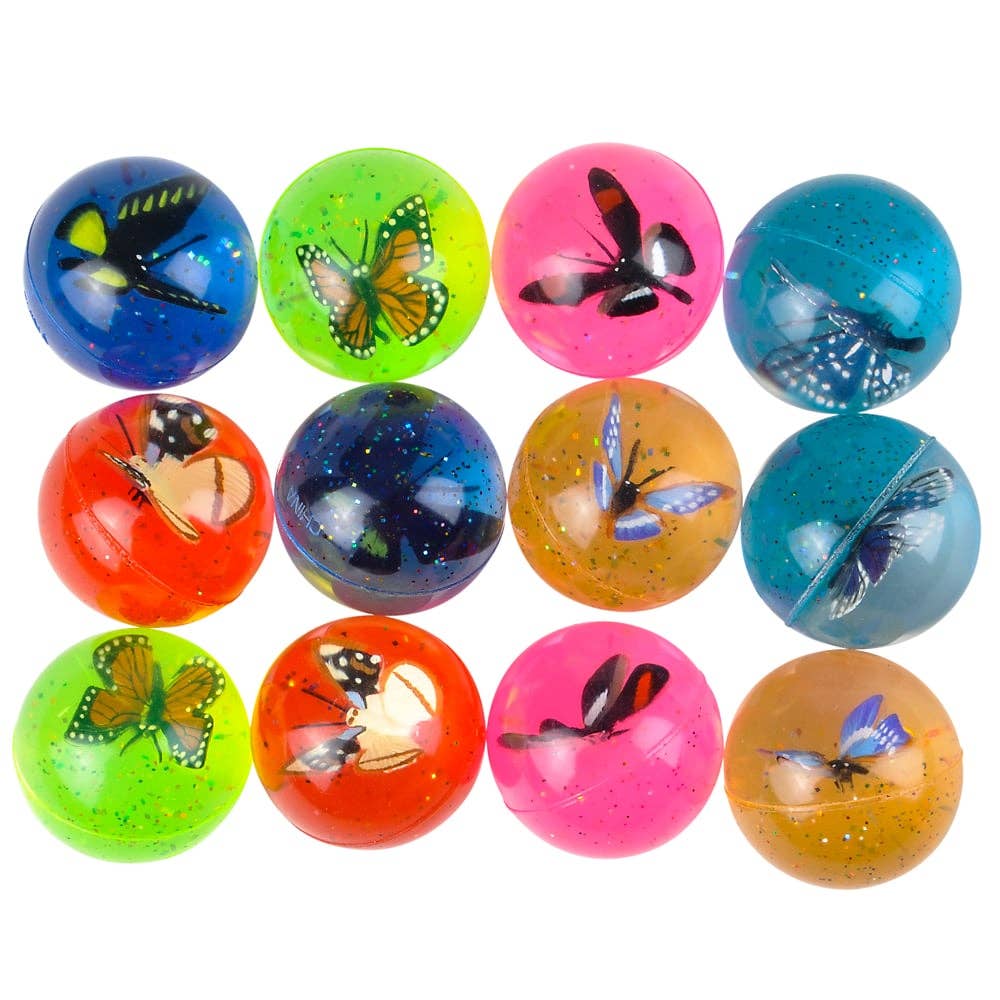 1.75" BUTTERFLY Bouncy Ball