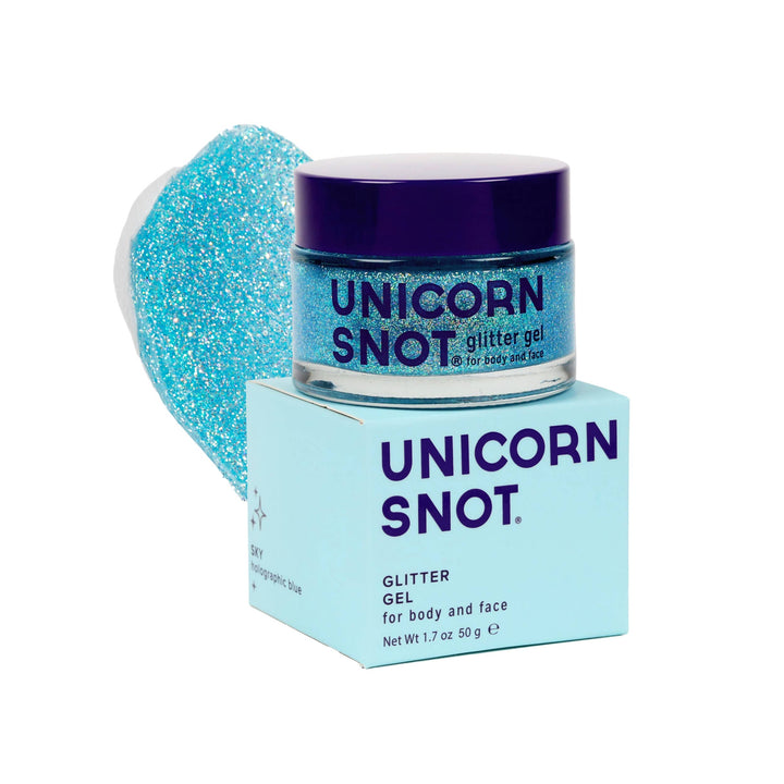 Sky Blue Glitter Gel