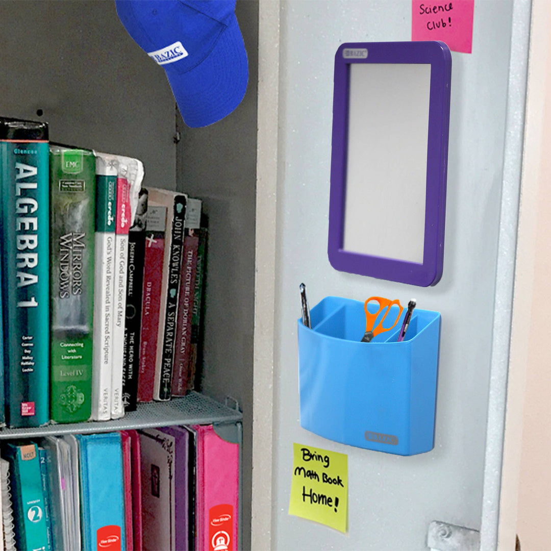 Magnetic Locker Storage Box, 3 Compartments