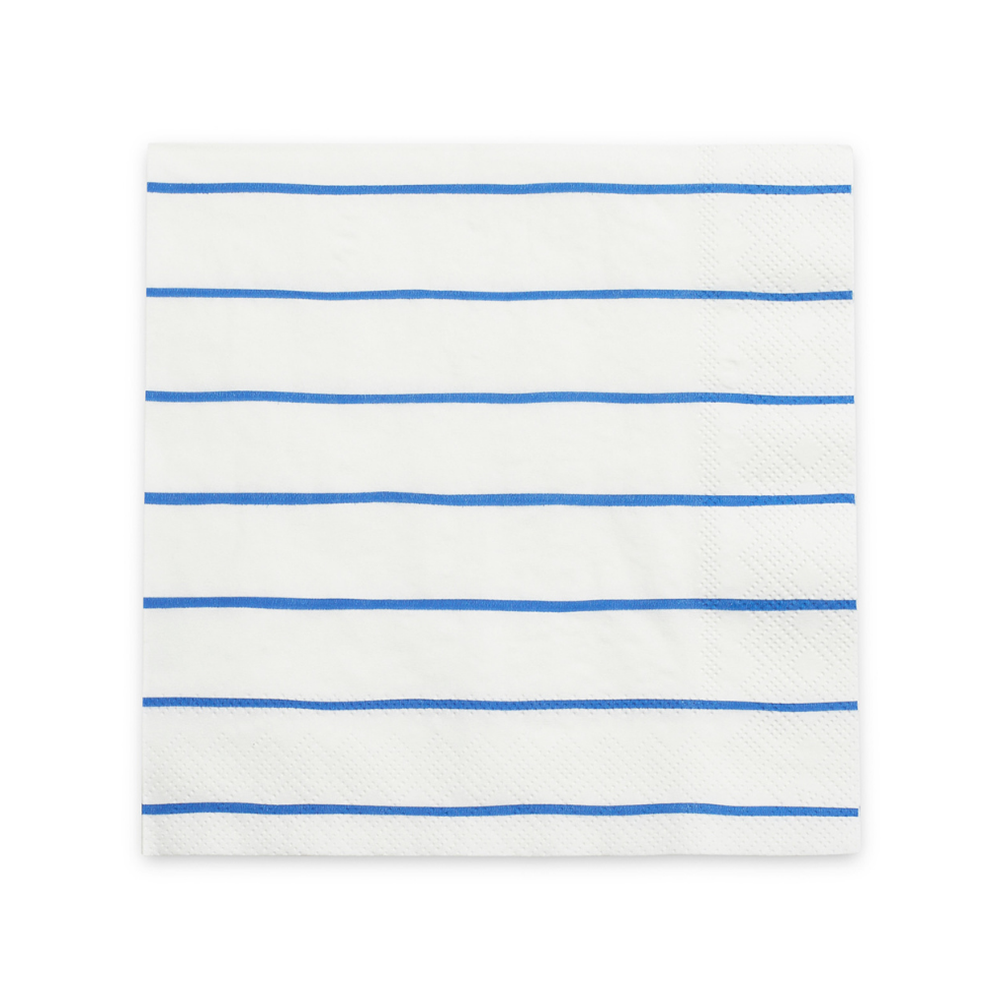 Striped Petite Napkins - 16 Pk. Mint